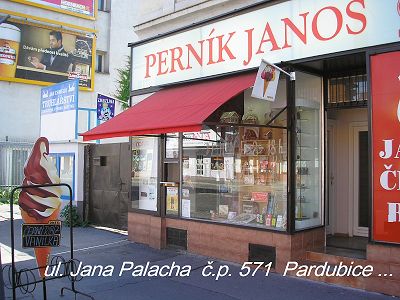 Prodejna pernku – Jana Palacha 571, Pardubice